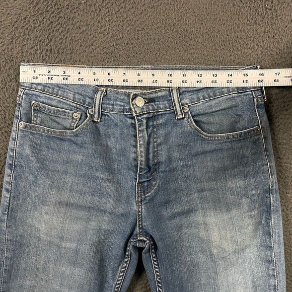 Levis Jeans Mens 32x34 (Fits 31x32) Blue 511 Slim Fit Light Wash Denim Stretch - Picture 11 of 16